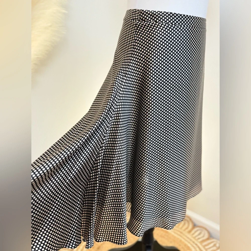 🌾 Milly Silk Polka Dot‎ A-Line Skirt